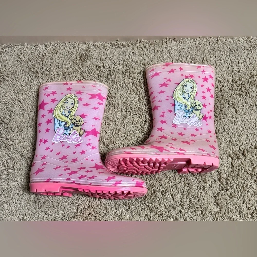 Mattel Pink Children's Barbie Rain Boots